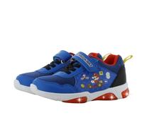 Leomil Super Mario Zapatos Zapatos con Luces niños 26, Ideal para la Escuela y el Tiempo Libre, Azul