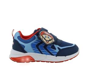 Leomil Super Mario Zapatos Zapatos con Luces niños 29, Ideal para la Escuela y el Tiempo Libre, Azul