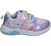 Leomil Zapatillas con Luces Lilo & Stitch Infantiles - Deportiva Lila con Diseño de Stitch - Sneakers con Doble Cierre de Velcro - con Luz - Modelo LS001685 - 29 EU