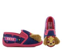 Leomil Zapatillas de estar por casa de la Patrulla Canina para niña, 3D, con diseño de Skye, antideslizantes, cómodas, talla 24-30, Azul Rosa Y Marrón, 26 EU