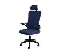 Leomix Juego de Fundas ergonómicas para sillas de Oficina, con Funda para reposacabezas, Fundas universales para sillas, Suaves, cómodas, Lavables, para Silla ejecutiva de Oficina,B