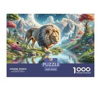 León 1000 Piece Jigsaw Puzzle For Adults Challenging Game Stress Relief Puzzle Exercise The Memory of The Brain for The Whole Family, Gifts for Women, Gifts for Men 70x50cm/1000pcs