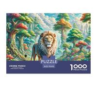 León 1000 Piece Jigsaw Puzzle For Adults EduGatoional Games Stress Relief Puzzle Exercise The Memory of The Brain for Men, Women, Elders, Seniors 70x50cm/1000pcs
