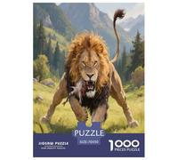 León 1000 Piece Jigsaw Puzzles for Adults with Extra Fun Challenges Jigsaw Puzzle Animaleses Home Decoration for The Whole Family 70x50cm/1000pcs