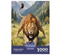 León 1000 Piece Puzzle Games for Adults Challenging & Brainteasing Jigsaw Puzzle Animaleses Home Decoration for The Whole Family 70x50cm/1000pcs