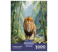 León 1000 Piece Puzzle Games for Adults Challenging & Brainteasing Jigsaw Puzzle Animaleses Home Decoration for The Whole Family 70x50cm/1000pcs