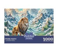 León 1000 Pieces Jigsaw Puzzles For Adults Challenging Game Stress Relieving Entertainment Cultivate The Spirit of Teamwork for Men, Women, Elders, Seniors 38x26cm/1000pcs