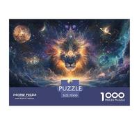 León 1000 Pieces Jigsaw Puzzles For Adults Family Challenge Toys Stress Relieving Entertainment Cultivate The Spirit of Teamwork for Men, Women, Elders, Seniors 70x50cm/1000pcs
