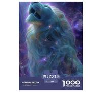 León 1000 Piezas Rompecabezas Juego De Familia Clásico Vida Silvestre Puzzles Bonita Decoración Rompecabezas para Adultos Y Niños 52x38cm/1000pcs