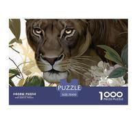 León 1000 Piezas Rompecabezas Juego De Familia Impresionante Vida Silvestre Puzzle Desafío De Color para Regalos De Viaje, Presente 70x50cm/1000pcs