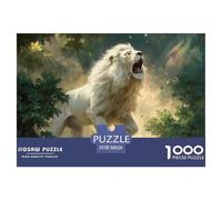 León 1000 Piezas Rompecabezas Juego Educativo Creativo Vida Silvestre Puzzle Bonita Decoración Rompecabezas para Regalos De Viaje, Presente 38x26cm/1000pcs