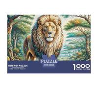 León Africano 1000 Piezas Rompecabezas Clásico DecoracióN Familiar Jigsaw Juegos Educativos para Familiares Y Amigos 38x26cm/1000pcs