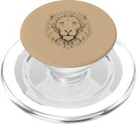 León Africano Gato Safari Vida Silvestre PopSockets PopGrip para MagSafe