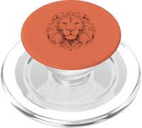 León Africano Gato Safari Vida Silvestre PopSockets PopGrip para MagSafe