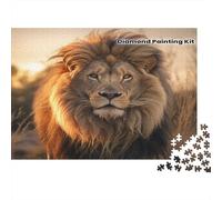 León Africano Rompecabezas de 1000 Piezas de Papel Educativo para Adultos Decoración de Pared 70x50cm/1000pcs
