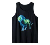 León Amante Animal Safari Zoo Motivo Hombres Mujeres Arte Gráfico Camiseta sin Mangas