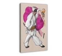 Leon Bakst - Disfraces para la flauta mágica de Mozart, lienzo, póster moderno para decoración de pared, pinturas para sala de estar, dormitorio, decoración de 20 x 30 pulgadas (50 x 75 cm)