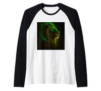 León Camiseta con Signo del Zodiaco Leo, Regalo para Hombre y Mujer, león Camiseta Manga Raglan