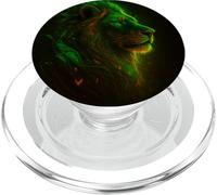León Camiseta con Signo del Zodiaco Leo, Regalo para Hombre y Mujer, león PopSockets PopGrip para MagSafe