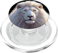 LEÓN, Cara DE LEÓN Blanco, Cabeza PopSockets PopGrip para MagSafe