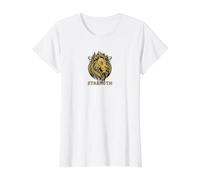 León de Cartas del Tarot de Camiseta gráfica económica, Mujer, Blanco, L