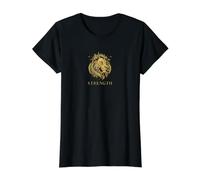 León de Cartas del Tarot de Camiseta gráfica económica, Mujer, Negro, M