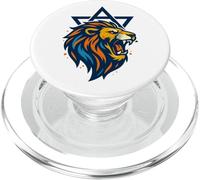 León de Judá Estrella de David - Soy Yisrael Chai Orgullo Judío PopSockets PopGrip para MagSafe
