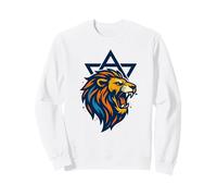 León de Judá Estrella de David - Soy Yisrael Chai Orgullo Judío Sudadera