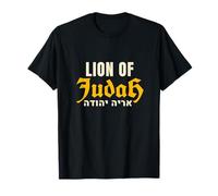 León de Judá Gráfico Bíblico Hebreo Camiseta