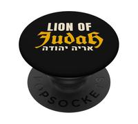 León de Judá Gráfico Bíblico Hebreo PopSockets PopGrip Adhesivo