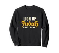 León de Judá Gráfico Bíblico Hebreo Sudadera