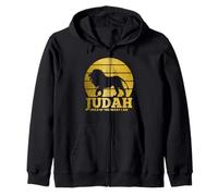 León De Judá Hebreo Israelita Cristiano Judío Africano Sudadera con Capucha