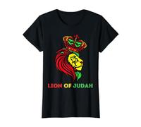 León De Judá Jesús Reyes De La Selva Leones León Cumpleaños Camiseta gráfica económica, Mujer, Negro, XL