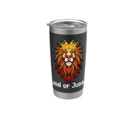 León De Judá Jesús Reyes De La Selva Leones León Cumpleaños Vaso térmico de acero inoxidable de doble pared