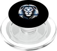 León de Judá Orgullo Judío Bandera Israel Fuerza Unidad PopSockets PopGrip para MagSafe
