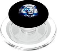 León de Judá Orgullo Judío Bandera Israel Fuerza Unidad PopSockets PopGrip para MagSafe