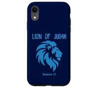 León de Judá Revelación Cristiana 5:5 Fe Mesiánica Carcasa para iPhone XR