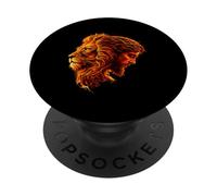 León de la Tribu Judá Salvador Fe Espiritual Jesús Cristiano PopSockets PopGrip Adhesivo