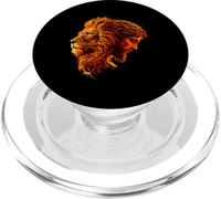 León de la Tribu Judá Salvador Fe Espiritual Jesús Cristiano PopSockets PopGrip para MagSafe