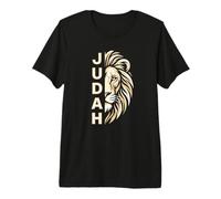 León de Media Cara de la Tribu de Judá Camiseta Premium