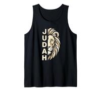 León de Media Cara de la Tribu de Judá Camiseta sin Mangas