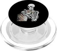 León de montaña Esqueleto Halloween PopSockets PopGrip para MagSafe