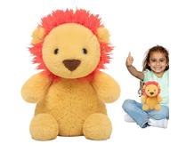 León de peluche de león, 28 cm, para niñas, cumpleaños, Navidad, habitación infantil, salón, decoración del hogar