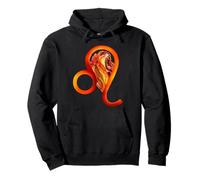 León del zodiaco Firey Leo Sudadera con Capucha