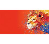 LeóN Diamond Painting Animal Diamond Painting Niños DIY Kit Punto de Cruz 5D Bordado Manualidades Adultos Pintura Diamante Adultos Mosaico Cuadro Diamantes, para Pared Home Decoration 40x80cm F - 258