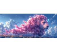 LeóN Diamond Painting Grande 40x80cm, 5D Diamond Painting Adultos Nube, DIY Manualidades Adultos Kit Punto de Cruz, Cuadro Diamantes de Imitación Kit Bordado, Cuadros Decoracion Salon Modernos 6-7236