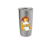 Leon Dormir Almohada Vaso térmico de acero inoxidable de doble pared