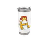 Leon Dormir Almohada Vaso térmico de acero inoxidable de doble pared