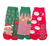 LEON D'ORO Calcetines Antideslizantes de Algodón para Niña, Calzas para Niña para la Escuela, Casa, Inflables, Made in Italy, 29-34
