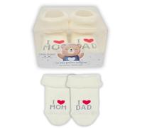 LEON D'ORO Calcetines de bebé calcetín regalo zapatos zapatos niños primeros meses talla única Made in Italy, ASS1 Unisex, Talla única